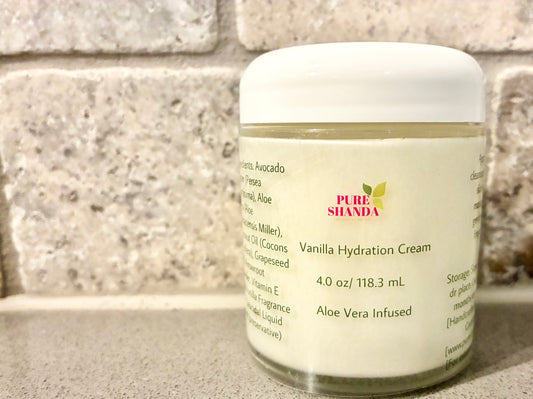 Vanilla Hydration Cream (Coconut-Free Formula)
