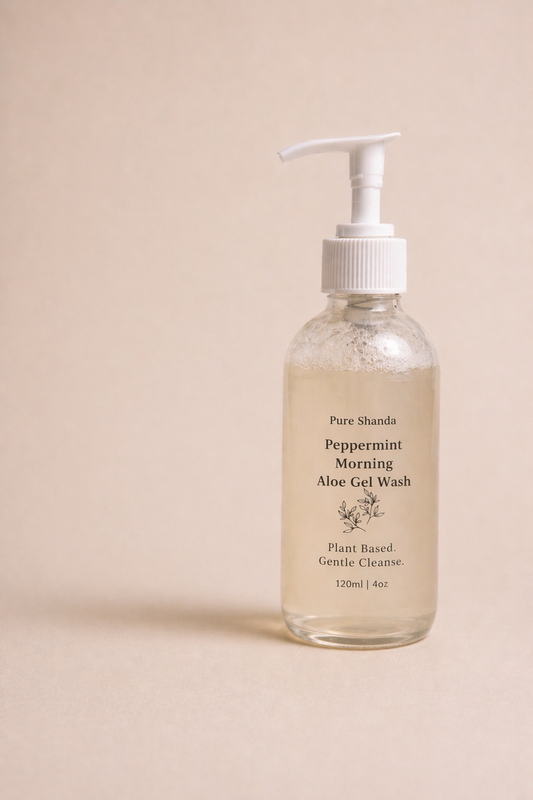 Peppermint Morning Aloe Gel Face Wash